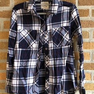 navy flannel